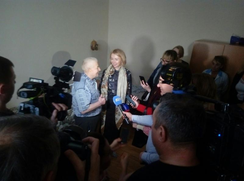 Ирина Гехт пообщалась в жителями пансионата «Радуга Урала»
