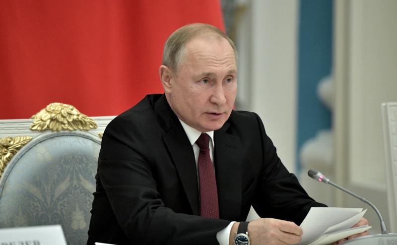 Владимир Путин на заседании Совета по стратегическому развитию и нацпроектам