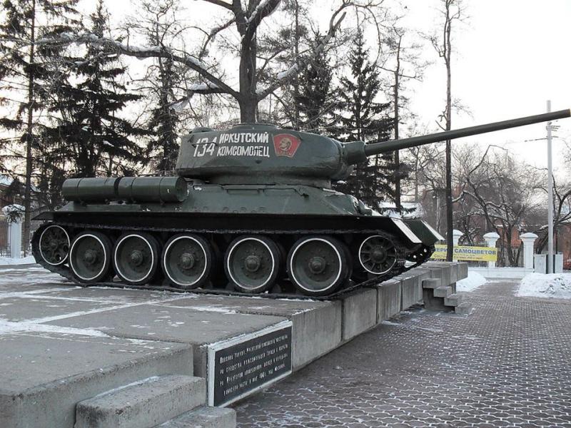 На производственных мощностях Иркутского завода тяжелого машиностроения выпускали танки
