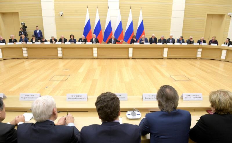 Встреча Путина с рабочей группой