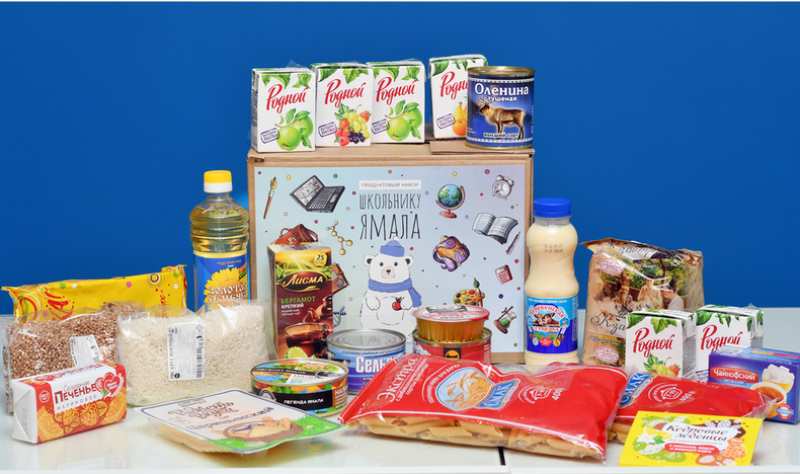 Ямальские волонтеры доставили школьником порядка 10 тысяч продуктовых наборов
