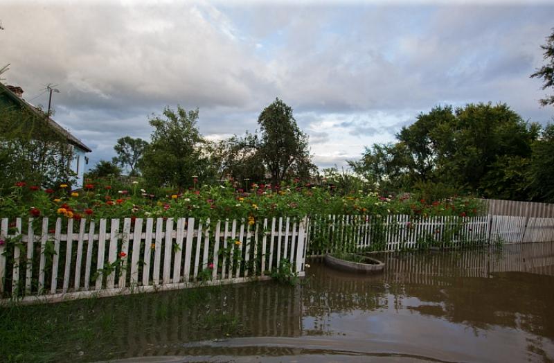 В Хабаровском крае затопило сразу 20 приусадебных участков 