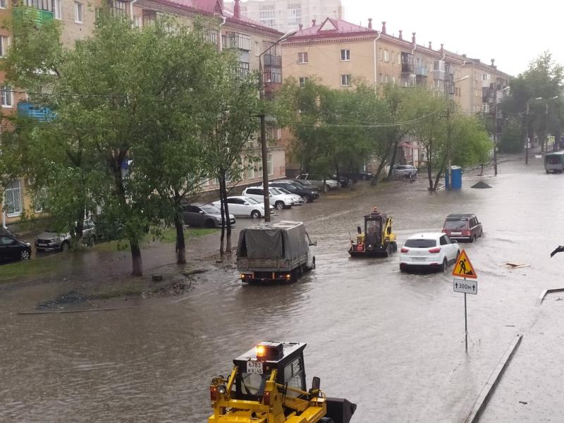 последствия ливня по ул. Кирова