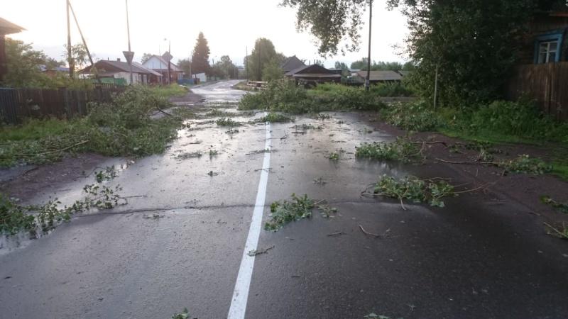 Ураган в Красноярском крае