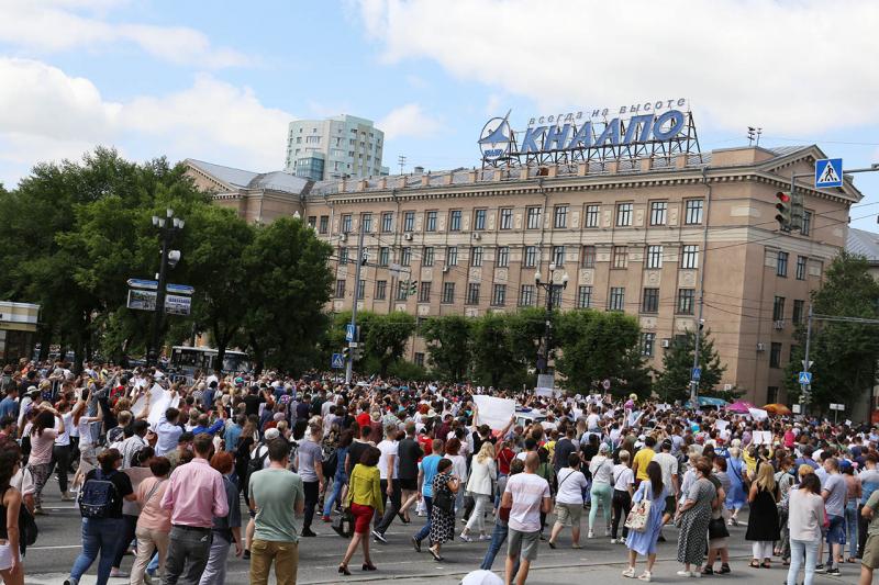 В Хабаровске продолжаются протесты