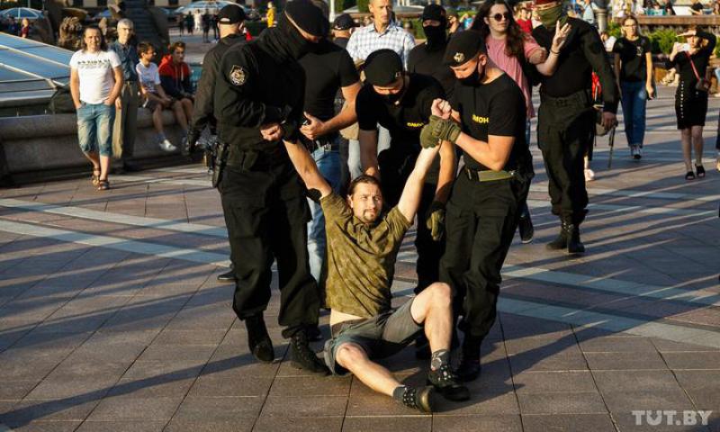 Очередная акция протеста проходит в Минске