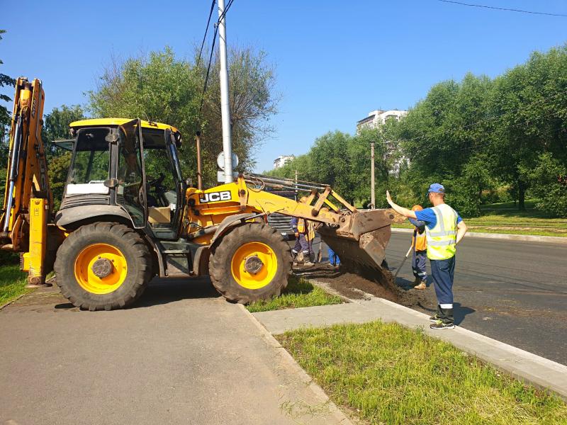 Работы ведутся комплексно