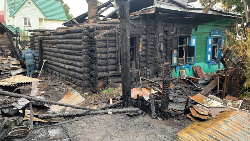 В Новосибирской области за ночь сгорели два частных дома