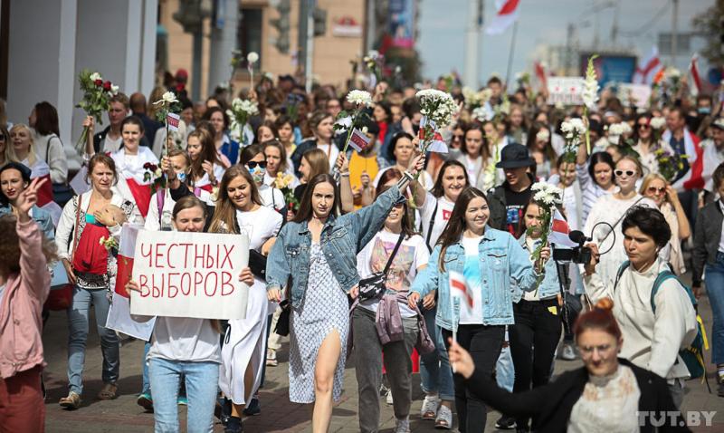 В Минске проходит очередная протестная акция
