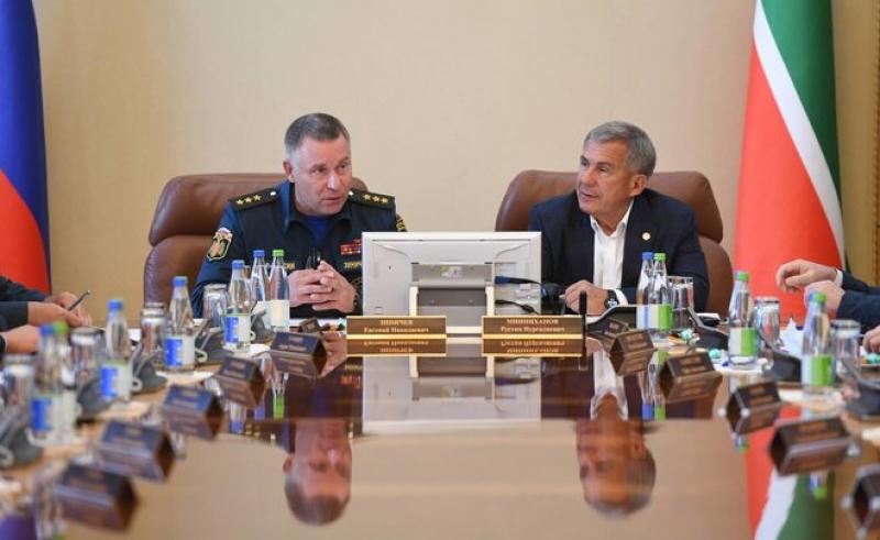 Глава МЧС провел выездное заседание в республике Татарстан