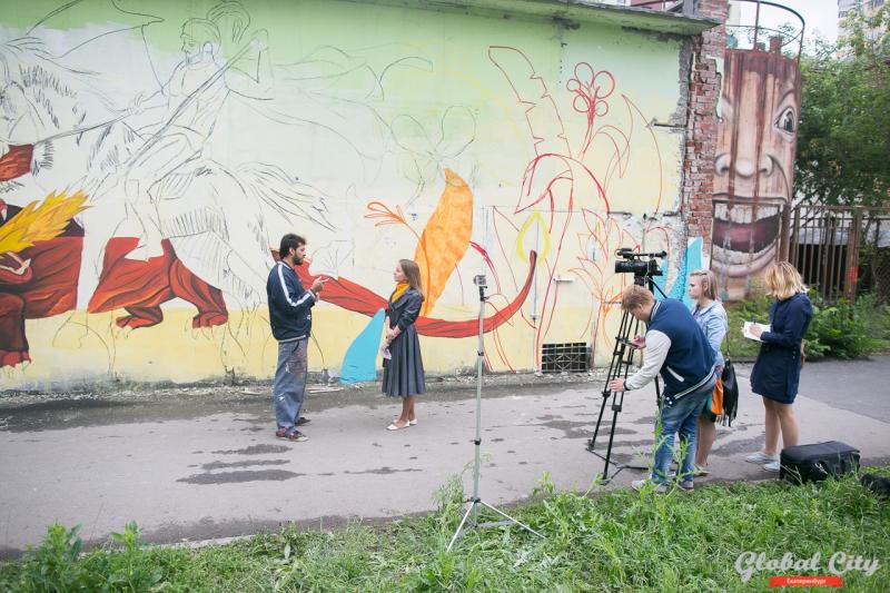 В Екатеринбурге появилась туристическая линия по рисункам «Стенографии»