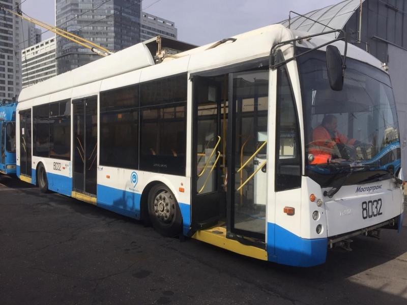 Ранее троллейбусы уже работали на линии в Москве