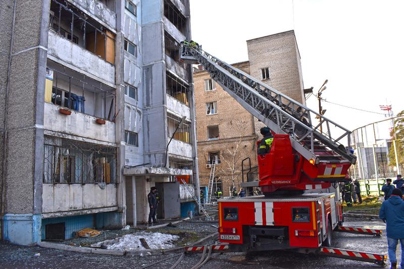 пожар в Челябинске