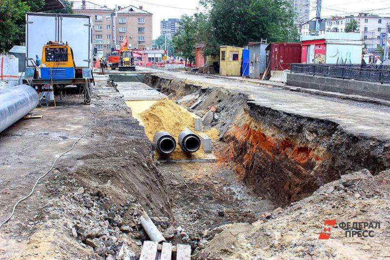 Порыв трубы холодного водоснабжения произошел на улице Циолковского