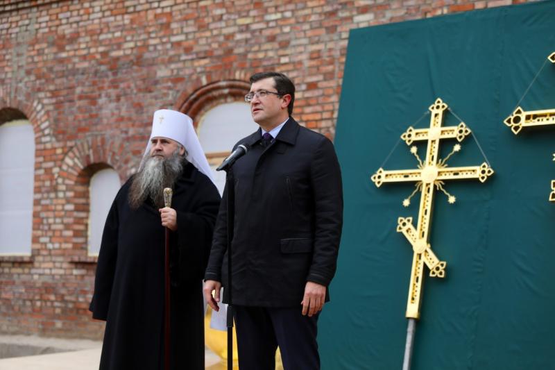 Губернатор Глеб Никитин и митрополит Нижегородский и Арзамасский Георгий приняли участие в церемонии