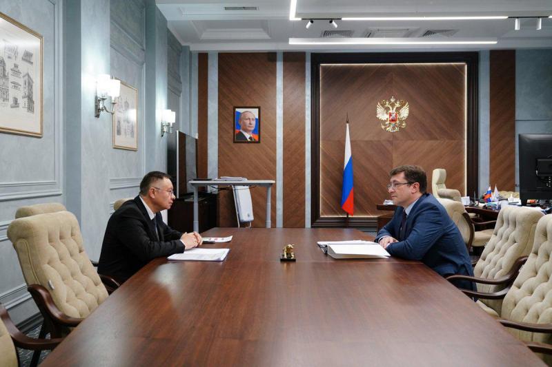 Ирек Файзуллин и Глеб Никитин встретились в Москве