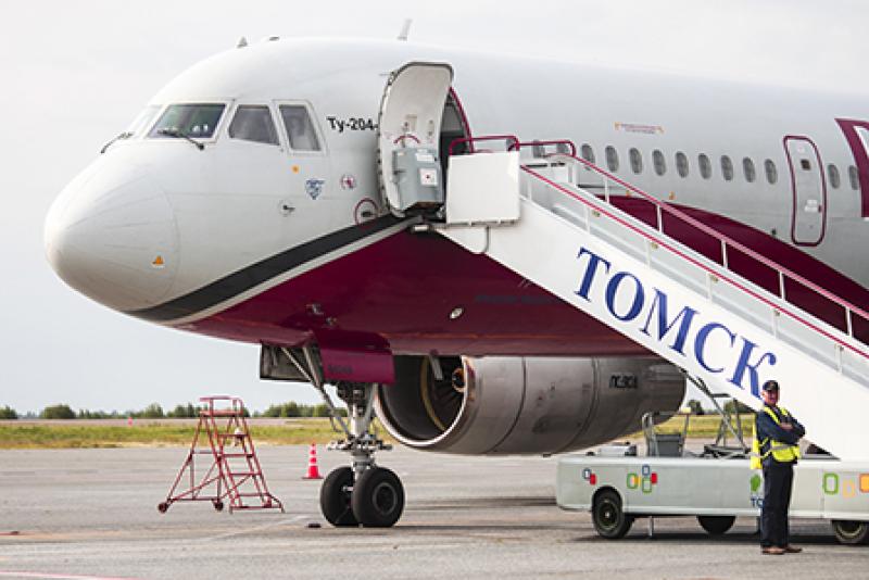 Сокращение пассажиропотока аэропорта Томска оказалось максимальным в Сибири