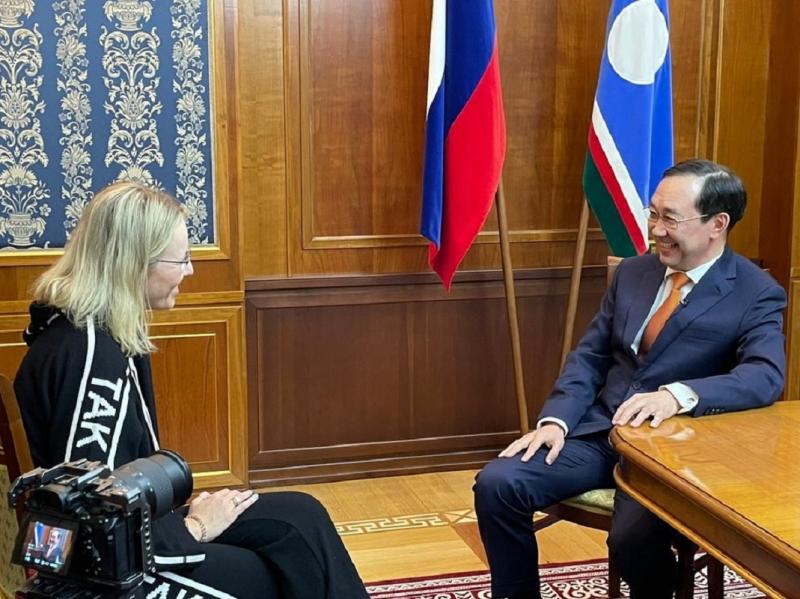 Ксения Собчак встретилась с главой Якутии