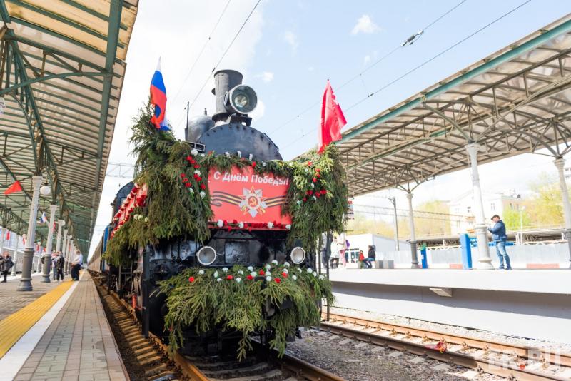 Поезд-музей был запущен с Белорусского вокзала в октябре 2020 года