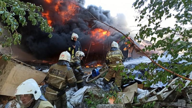 Пожар в Екатеринбурге