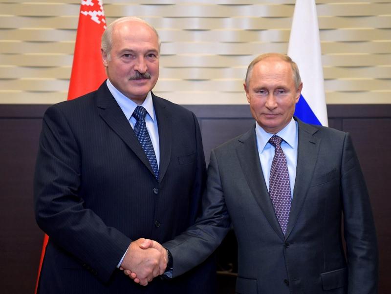 Белорусский и российский лидеры на встрече в Сочи 14 сентября 2020 года