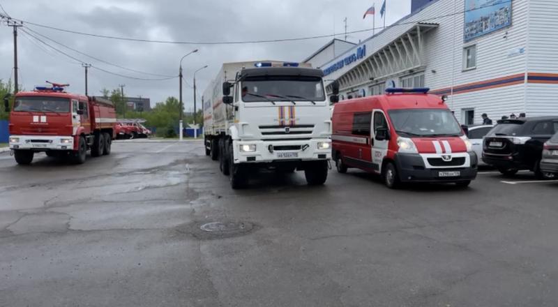 Накануне в Нижнеудинск выдвинулась группировка спасателей