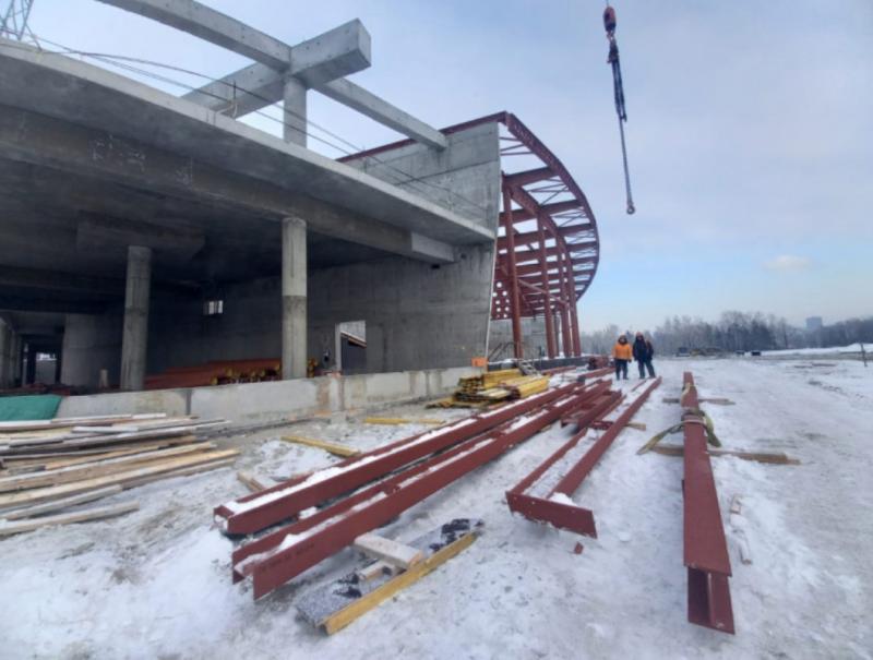 Строительство ледовой арены в Новосибирске отстает от графика