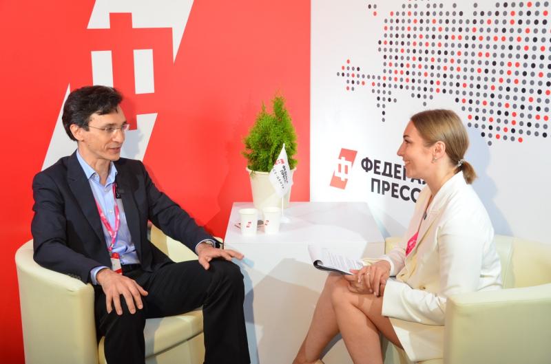 Андрей Иммореев рассказал об этом на стенде «ФедералПресс»