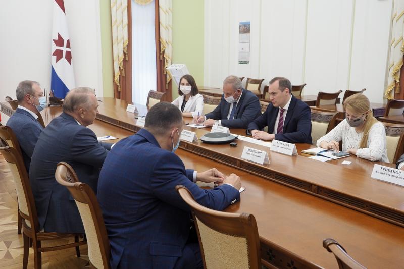 Врио главы республики встретился с президентом Торгово-промышленной палаты РФ Сергеем Катыриным