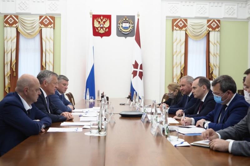 Врио главы региона встретился с генеральным директором компании «Газпром межрегионгаз» Сергеем Густовым