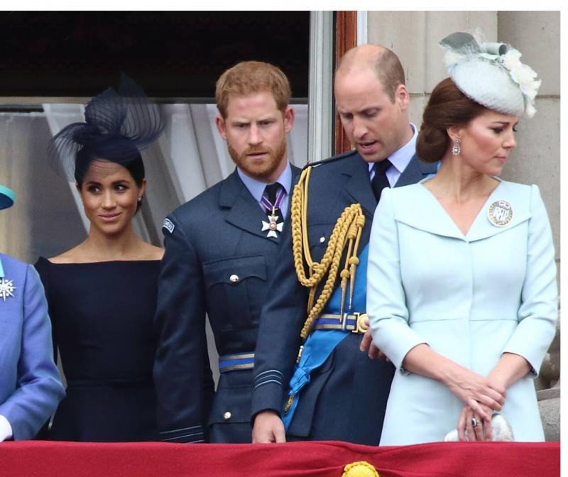 Уильям и Кэтрин, Гарри и Меган