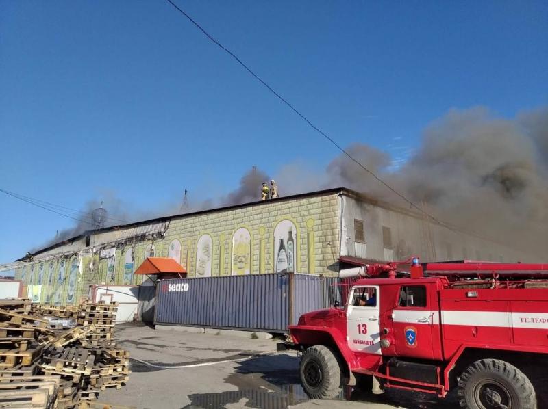 Спасатели потратили половину суток на пожар в Куйбышеве