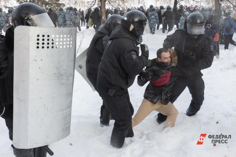 Коньков и Кудрин были задержаны на зимнем митинге после агрессии в сторону силовиков