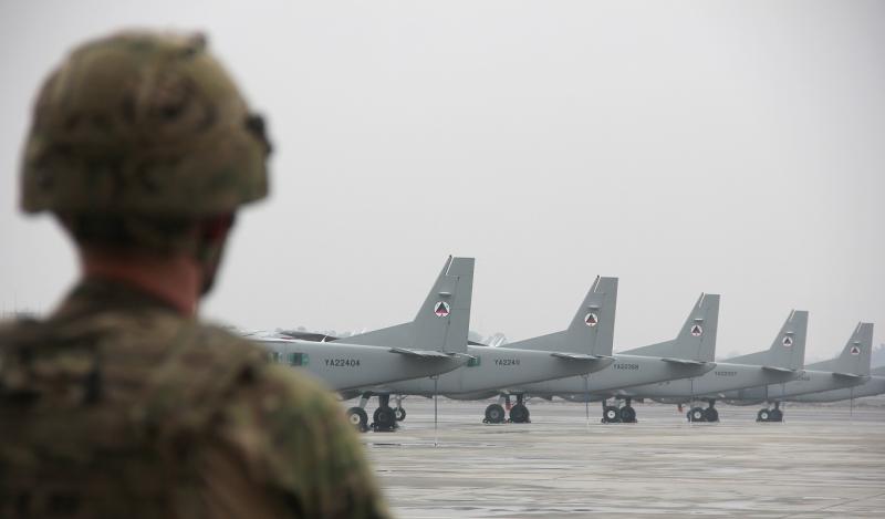 Самолет афганских ВВС был сбит при нарушении воздушных границ
