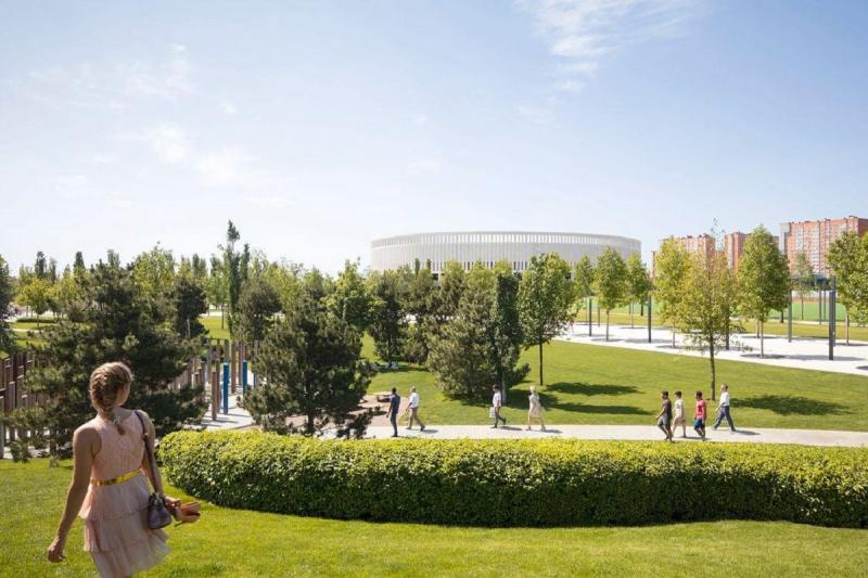 Архитектурное бюро GMP известно проектом парка в Краснодаре