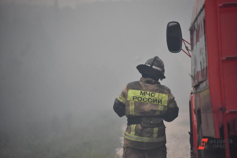 Лесные пожары в Свердловской области