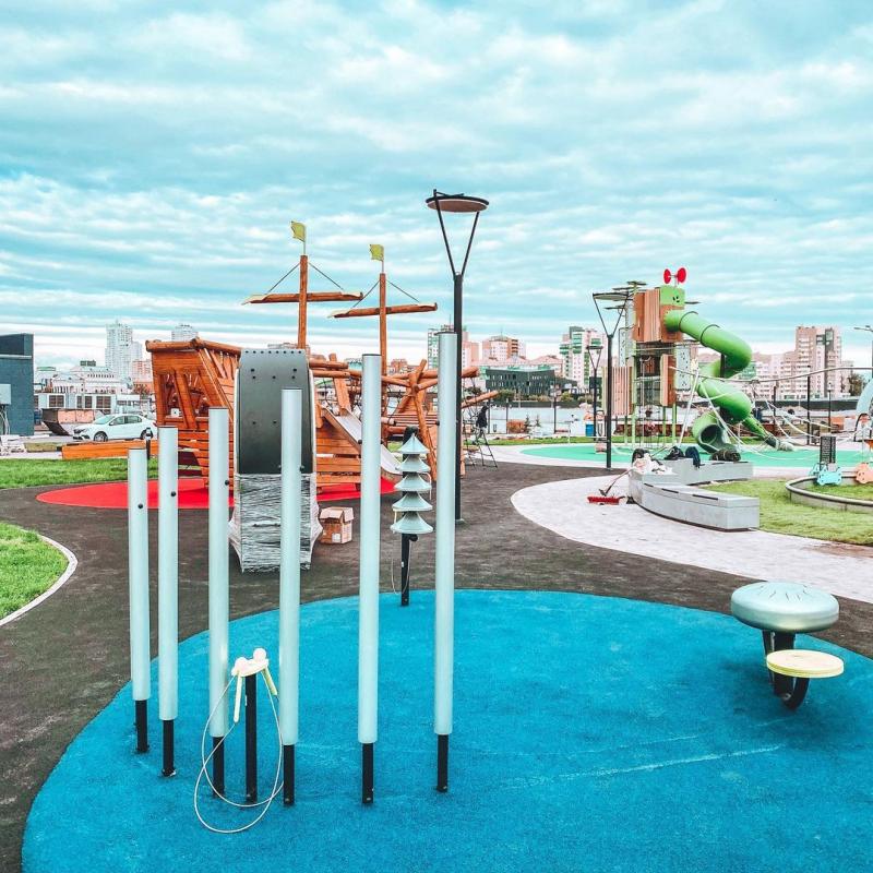 В Челябинске откроют сквер на новой набережной Миасса