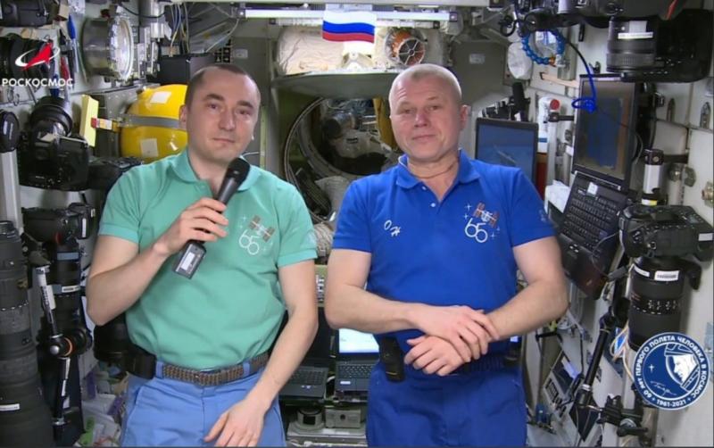 Космонавты обратились к участникам «Лидеров России» с борта МКС