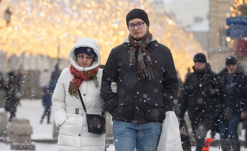 В российской столице выпало больше 1 сантиметра снега