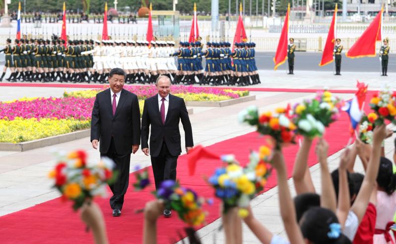 Путин и  Си Цзиньпин