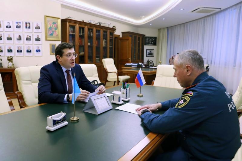 Губернатор также провел рабочую встречу с Александром Чуприяном