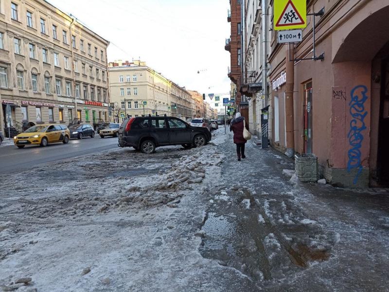 лед на улицах