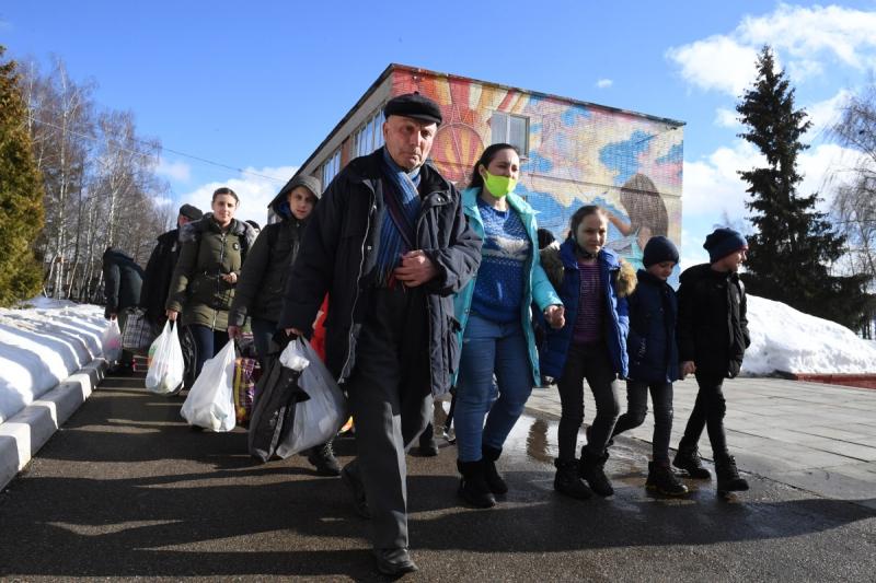 Беженцы с Донбасса