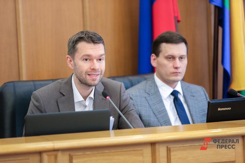 Члены «медицинской фракции» Алексей Вихарев и Михаил Вечкензин