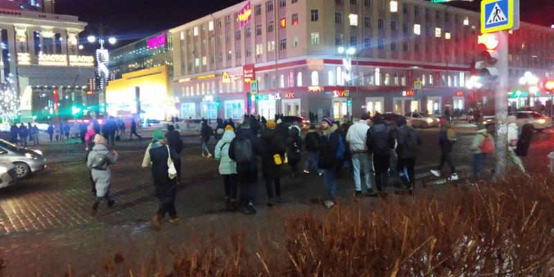 Шествие в Екатеринбурге