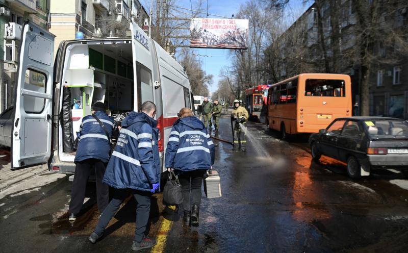 взрыв донецк