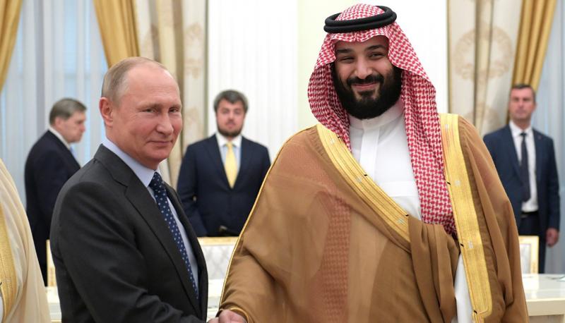 Владимир Путин и Мухаммед ибн Салман Аль Сауд