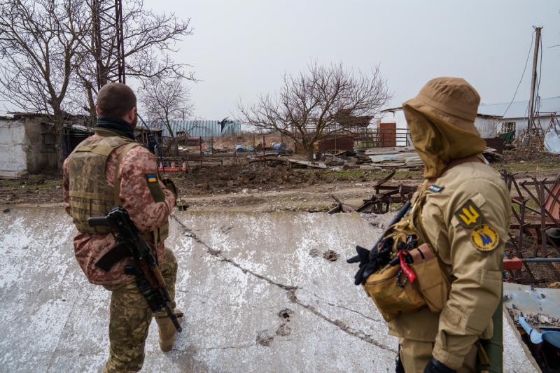 Украинские силовики продолжают обстрел села Журавлевка