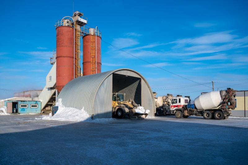 Около 30 тысяч кубов бетона планируют в этом году выпустить на Сахалине