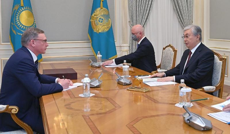 Встреча Александра Буркова с президентом Казахстана